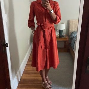 Cotton Jcrew dress. No tags. Size 6-8?